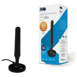 Antena Digital Interna E Externa Hdtv 4 Em 1 Prohd-2400