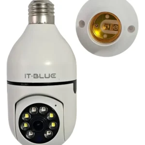 Câmera Wi-fi Panorâmica Áudio Bidirecional- It Blue - Sc/b44 Cor Branco