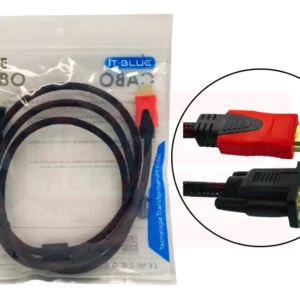 Cabo Hdmi Para Vga 3 metros Tv Monitor Top It Blue Original