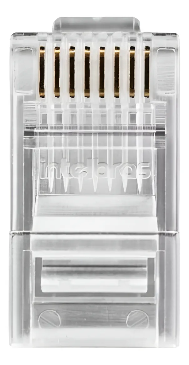 Conector Rj45 Cat5 50un Conex 1000 Alta Qualidade Intelbras - Imagem 3