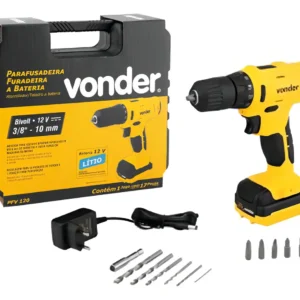Parafusadeira Furadeira a Bateria 3/8" 12 V Pfv 120 Vonder